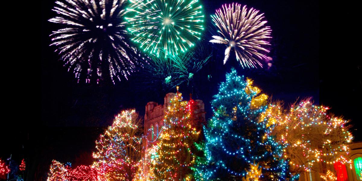 Holiday Lights and Fireworks